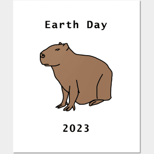 Capybara Earth Day 2023 Posters and Art